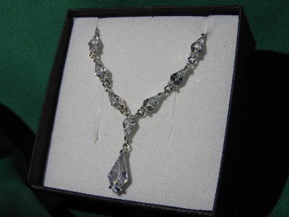 Colier Argint 925 White Tears of Elegance | BRILLORYA |
