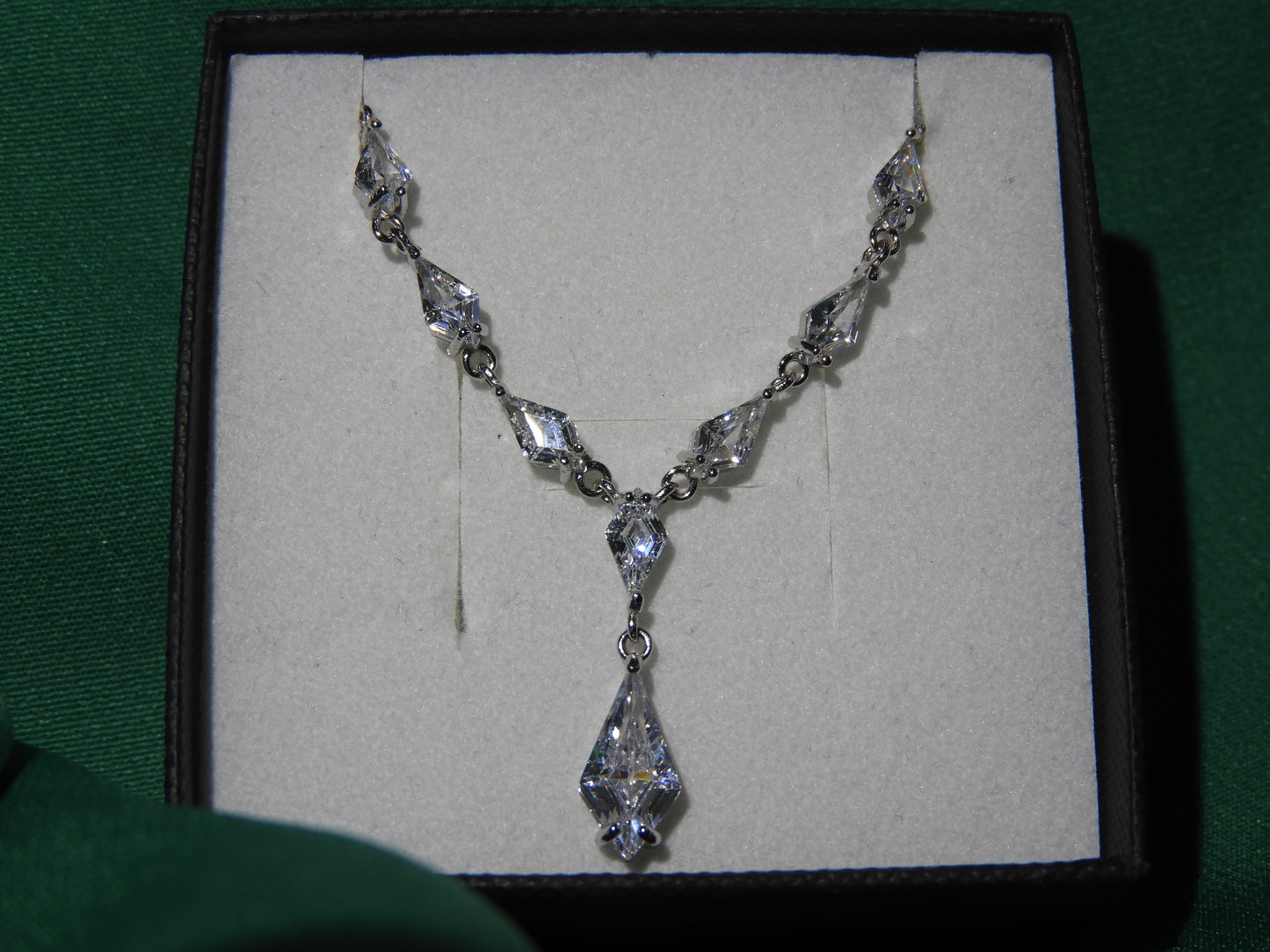 Colier Argint 925 White Tears of Elegance | BRILLORYA |