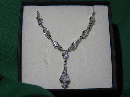 Colier Argint 925 White Tears of Elegance | BRILLORYA |