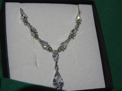 Colier Argint 925 White Tears of Elegance | BRILLORYA |