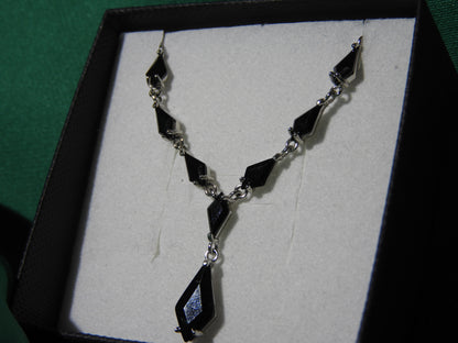 Colier Argint 925 Black Tears of Elegance | BRILLORYA |