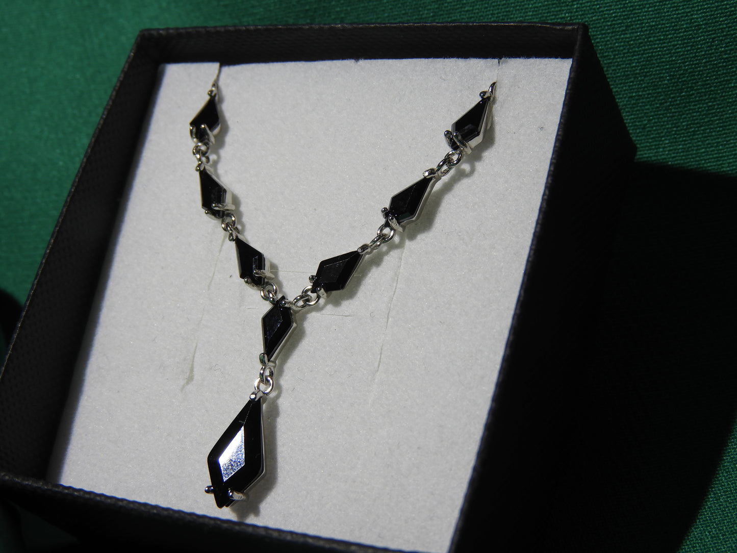 Colier Argint 925 Black Tears of Elegance | BRILLORYA |