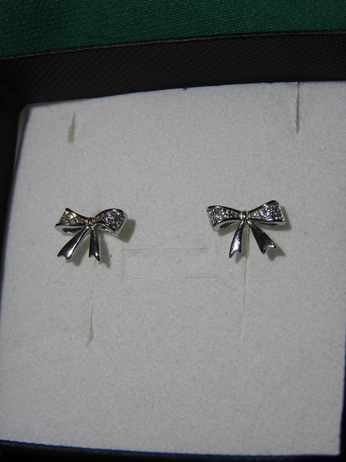Cercei Argint 925 Bow Sparkle | BRILLORYA |