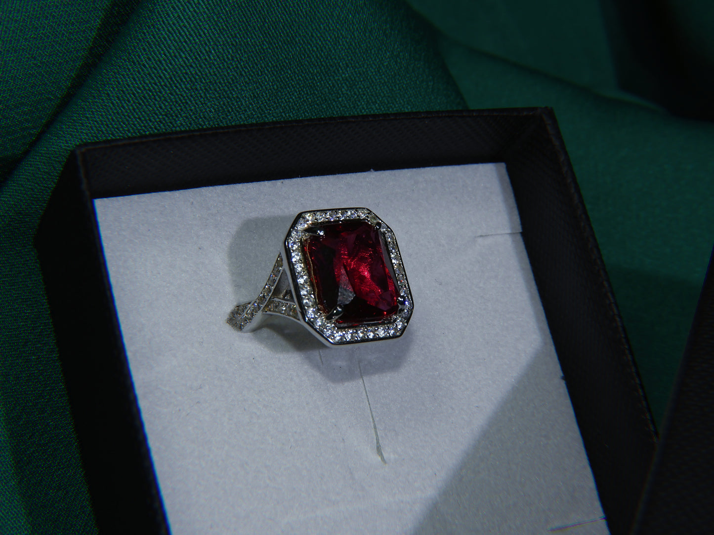 Inel Argint 925 Ruby Queen | BRILLORYA |