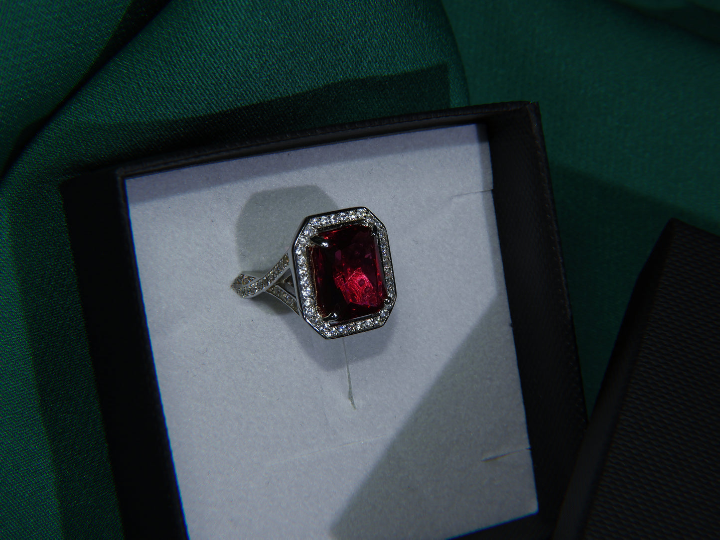 Inel Argint 925 Ruby Queen | BRILLORYA |
