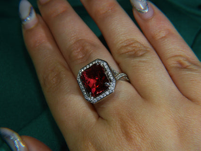 Inel Argint 925 Ruby Queen | BRILLORYA |