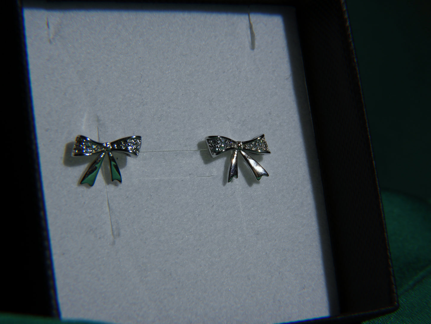 Cercei Argint 925 Bow Sparkle | BRILLORYA |