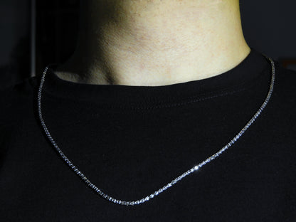 Lantisor Argint 925 Snake Beads | BRILLORYA |